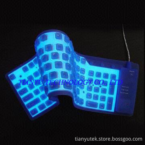 109-Key Back lit Roll-up Keyboards